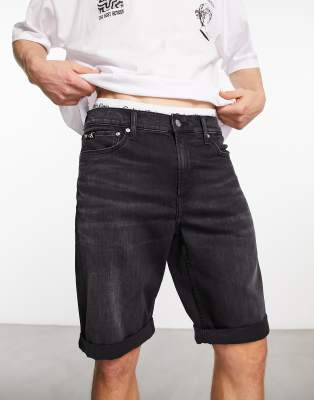 Calvin klein sale denim shorts mens