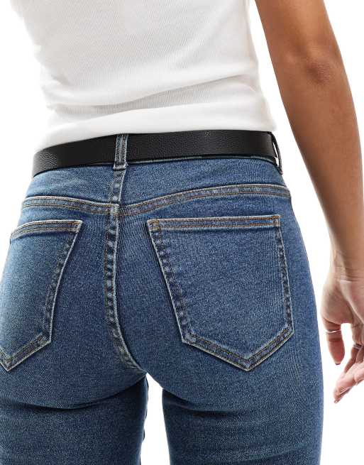 Calvin Klein Jeans - Ceinture en cuir 25 mm avec plaque à monogramme - Noir , 2 de 4