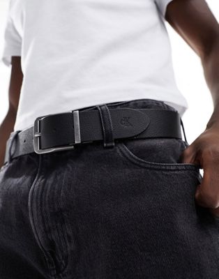 Calvin Klein Jeans classic reversible leather belt in black - ASOS Price Checker