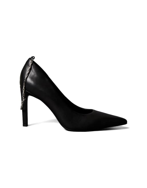Calvin Klein Jeans - Chaussures pointues à talon haut aiguille - Noir, 4 de 4