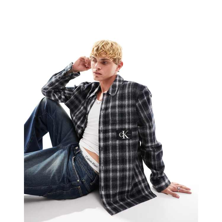 Calvin Klein Jeans check shirt in multi ASOS