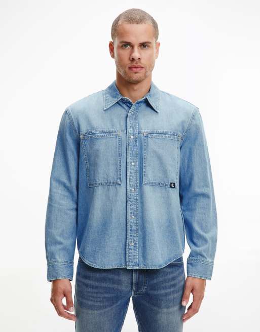 Chemise jean best sale calvin klein