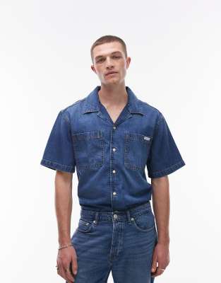 Calvin Klein Jeans - Chemise en jean - Bleu moyen - view 1