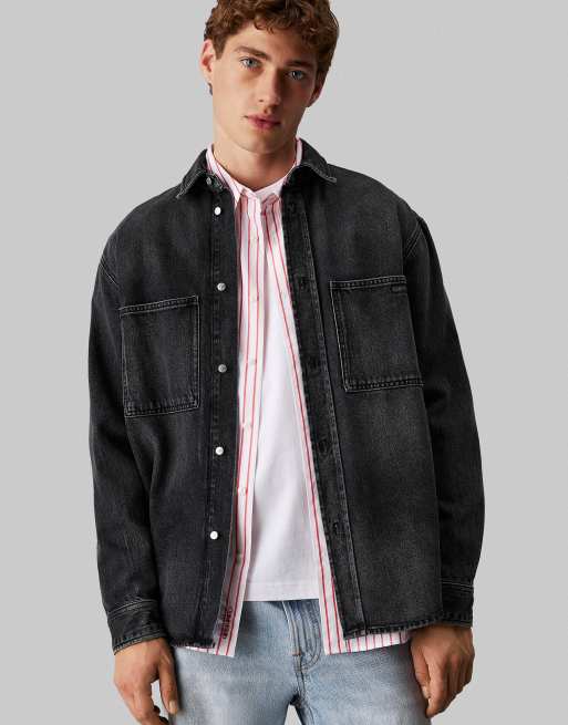 Calvin Klein Jeans - Chemise en jean décontractée - Noir