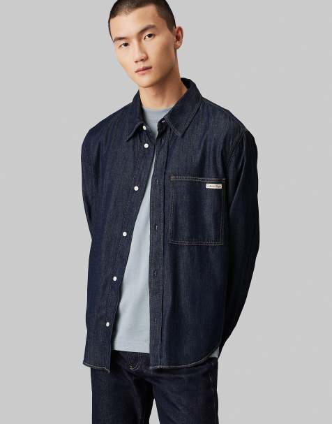 Calvin Klein Jeans - Chemise en jean - Denim foncé - view 1