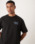 [Calvin Klein Jeans] Calvin Klein Jeans chest logo t-shirt in black Chest 40 Black