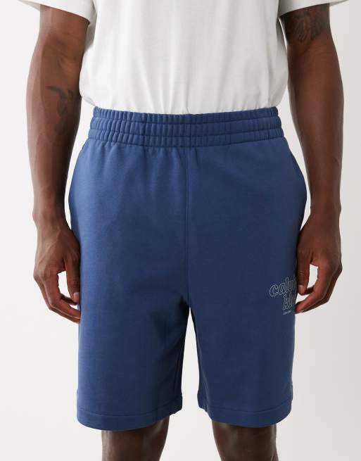 Calvin Klein Jeans - Chino corti blu slavato, 4 di 5