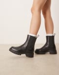 [Calvin Klein Jeans] Calvin Klein Jeans chunky chelsea boots in black 37 Ck black