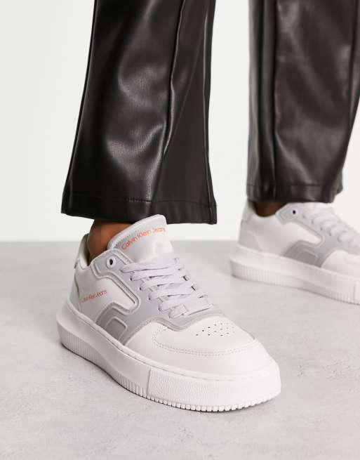 Calvin klein grey outlet sneakers