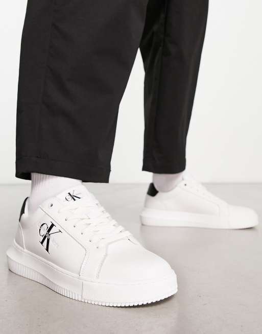 Calvin klein jeans on sale white shoes