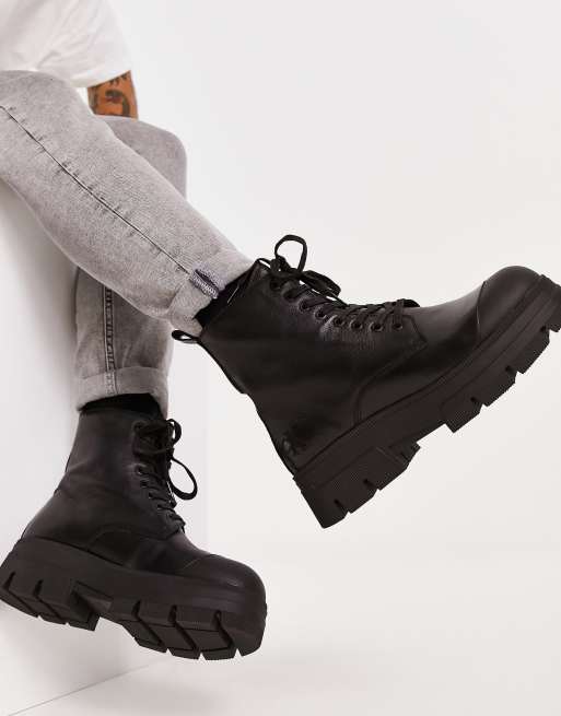 Calvin klein shop lace up boots