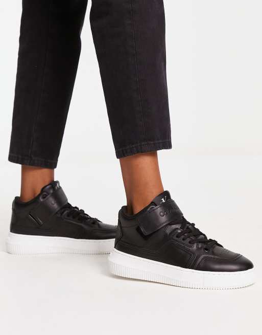 Calvin klein cheap leather chunky sneakers