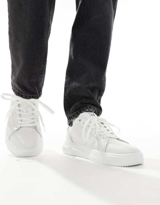 Calvin Klein Jeans - Chunky sneakers med sål i hvid og blå, 5 af 5