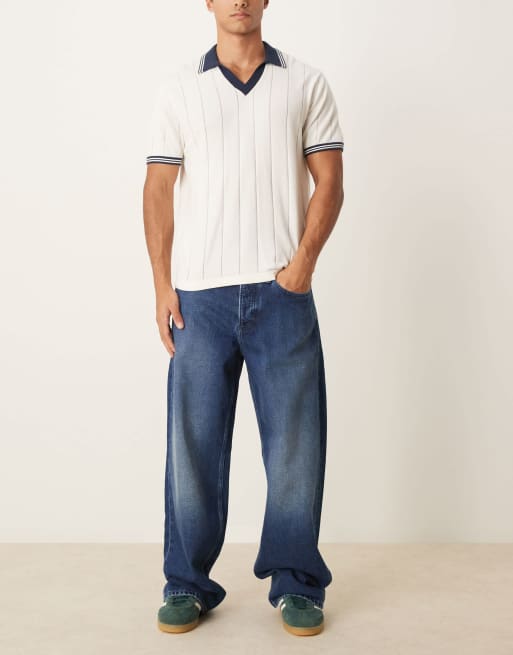 Calvin Klein Jeans – Ciemnoniebieskie luźne jeansy w stylu lat 90. – tylko w ASOS