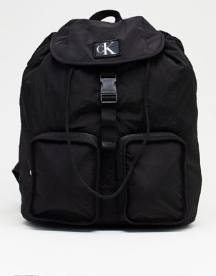 Calvin Klein Jeans city nylon backpack in black