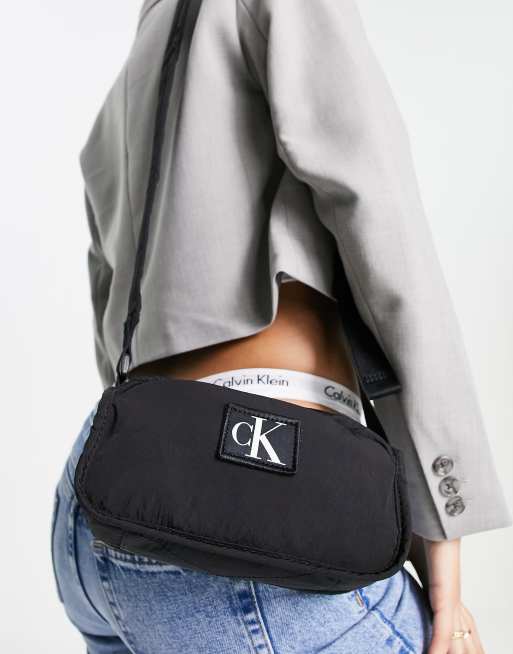 Calvin Klein Jeans city nylon camera bag in black ASOS