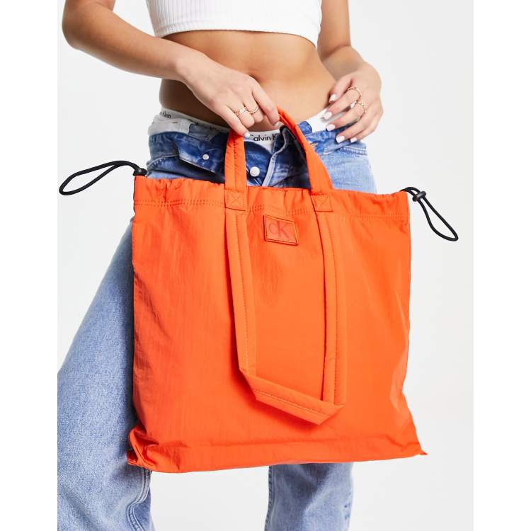 Calvin klein nylon tote new arrivals