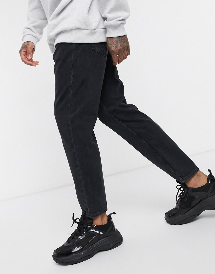 Calvin Klein Jeans - CK1 Capsule - Dad jeans neri-Nero
