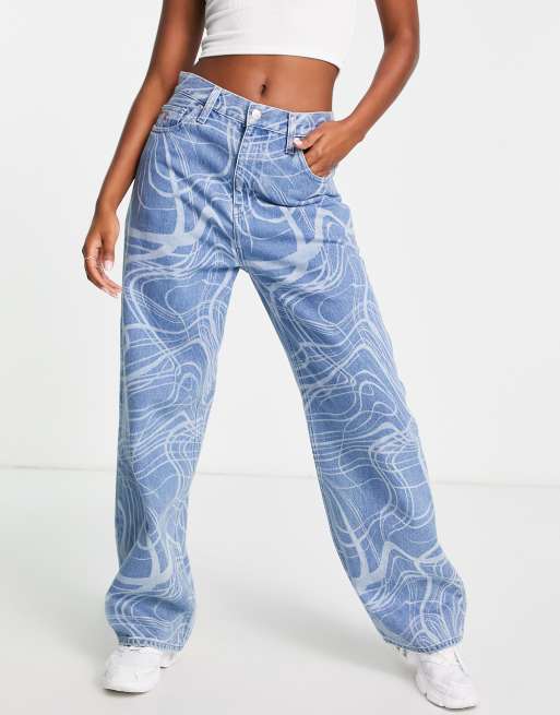 Calvin klein cheap printed jeans