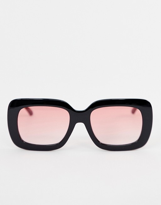 Calvin Klein Jeans CKJ18502S chunky acetate square sunglasses