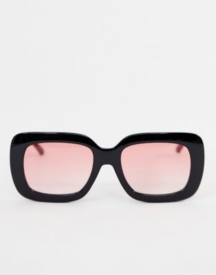 Calvin Klein Jeans - CKJ18502S - Vierkante zonnebril-Zwart