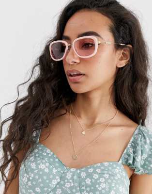 calvin klein square sunglasses