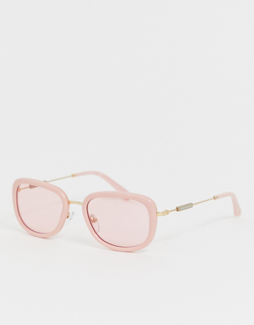 Calvin Klein Jeans - CKJ18700S - Vierkante zonnebril-Roze