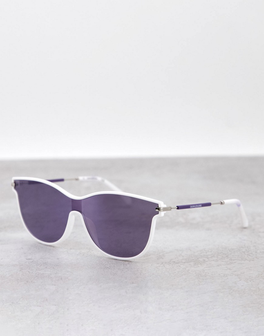 Calvin Klein Jeans Est.1978 Cat Eye Sunglasses In White