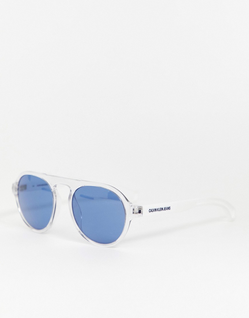 Calvin Klein Jeans - CKJ19502S - Ronde zonnebril-Doorschijnend