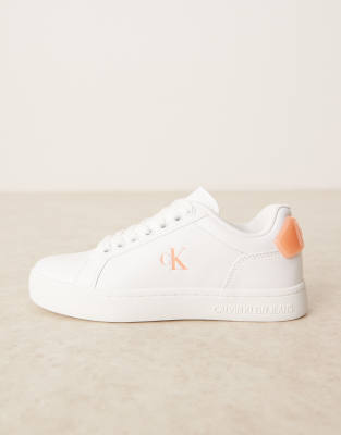 Calvin Klein Jeans Est.1978 Classic Cupsole Sneakers In White