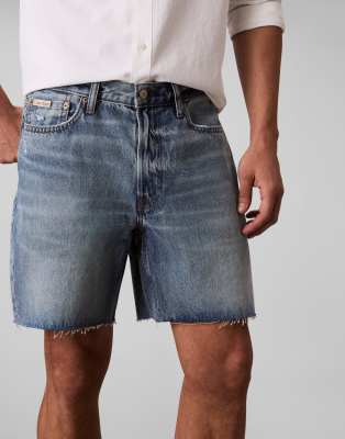 Calvin Klein Jeans Est.1978 Classic Denim Shorts In Blue