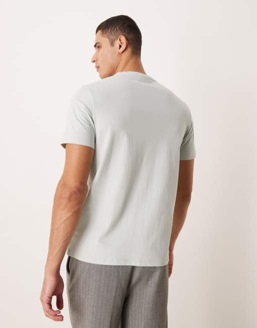 Calvin Klein Jeans Classic Monogram t-shirt in light grey , 3 of 5