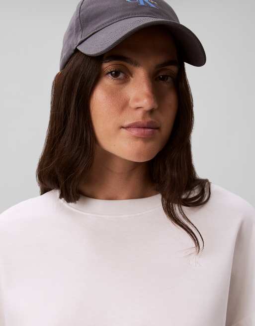 Calvin Klein Jeans Cotton cinched waist t-shirt in bright white, 5 of 6