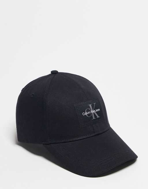 Calvin Klein Jeans cotton essentials baseball cap in black | ASOS