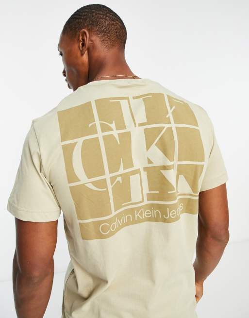 Calvin klein graphic outlet tee