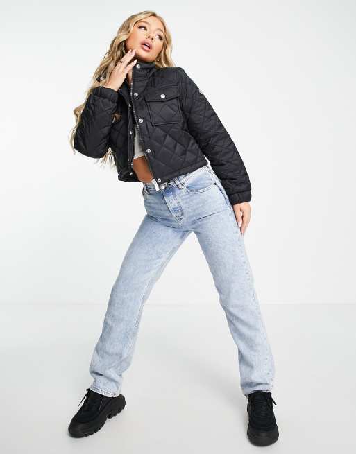 Calvin klein best sale cropped puffer jacket