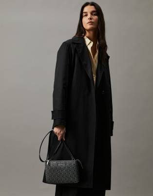 Calvin Klein Jeans Est.1978 Cross Body Monogram Logo Bag In Black