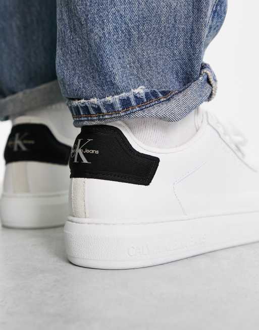 Calvin Klein cupsole sneakers in white | ASOS