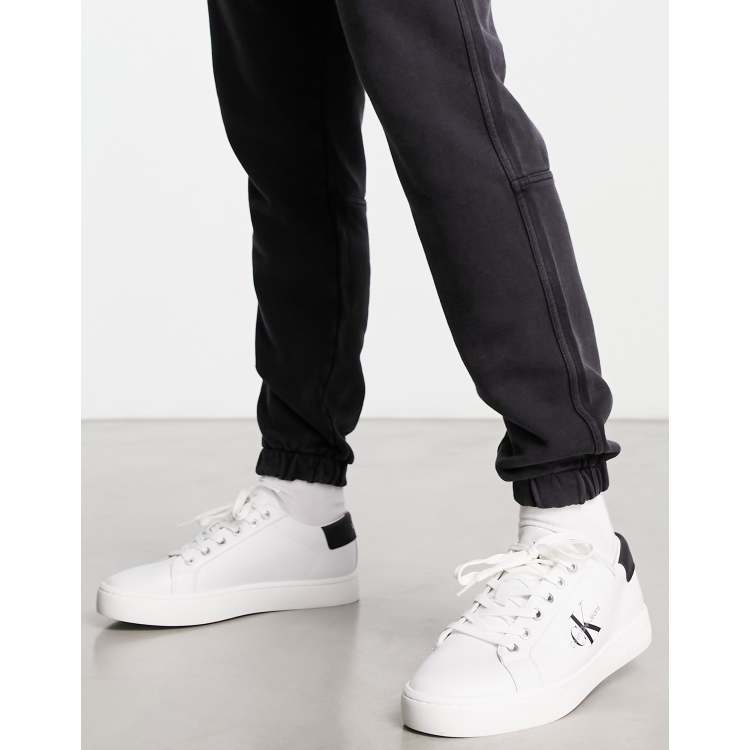 White calvin klein on sale trainers