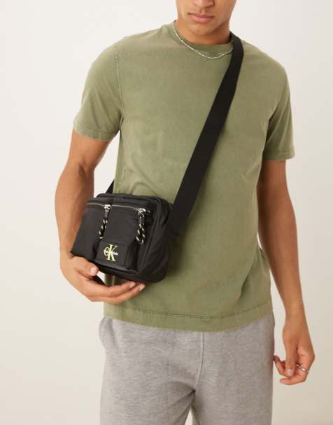 Calvin Klein Jeans – Czarna prostokątna torba w stylu utility - view 1