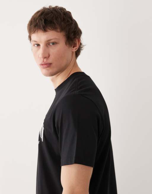 Calvin Klein Jeans – Czarny T-shirt z grafiką, 2 z 5