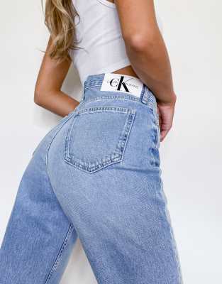 calvin klein dad jeans womens