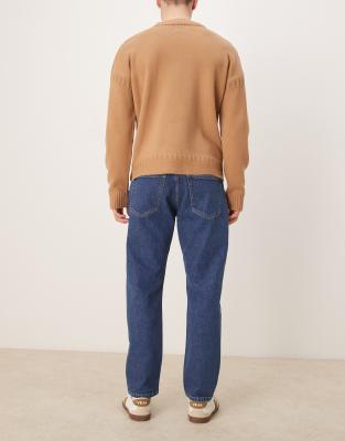 Calvin Klein Jeans Est.1978 90s Straight Leg Jeans In Mid Wash-blue In Blue