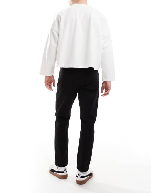 Calvin Klein Jeans - Dad jeans in zwarte wassing, 2 van 5
