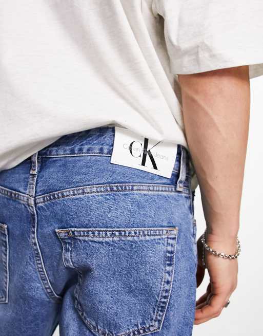 Calvin Klein Dad Jeans in Blue for Men