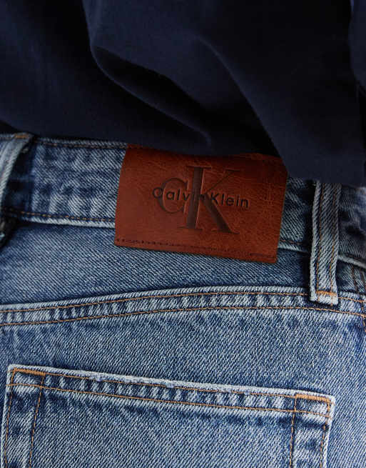 Calvin Klein Jeans – Denim-Hotpants mit Used-Optik und dunkler Waschung, 3 von 5