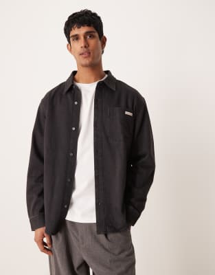 Calvin Klein Jeans Est.1978 Denim Shirt In Black