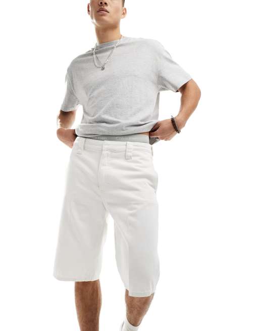 Calvin Klein Jeans - Denim short in wit