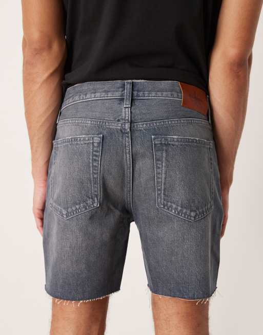 Calvin Klein Jeans denim shorts in dark wash blue, 4 of 5