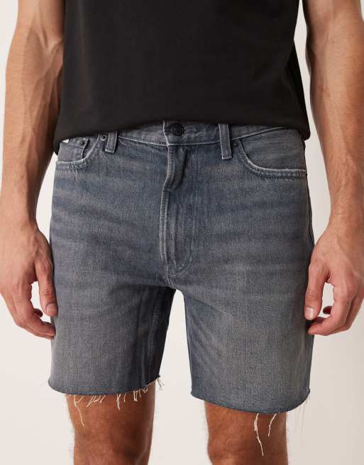 Calvin Klein Jeans denim shorts in dark wash blue, 5 of 5